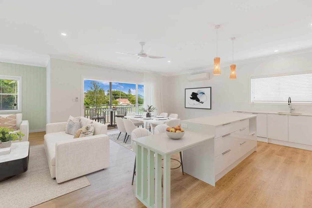 A recent granny flat build and main residence renovation by ADC in Murwillumbah