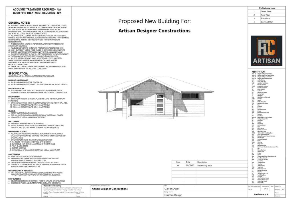 The Bangalow secondary dwelling plans by ADC