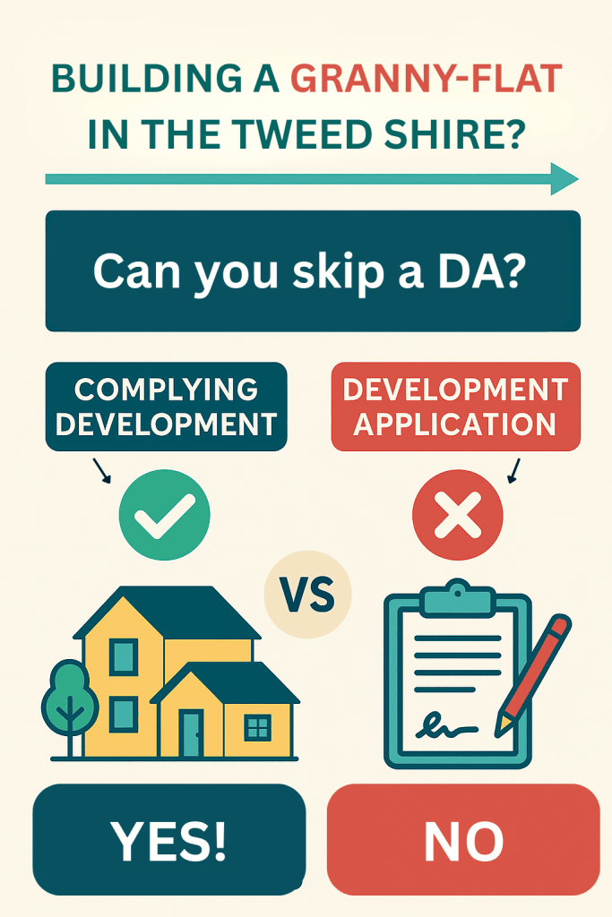 Do you need a DA for a Granny Flat in the Tweed Shire Infographic